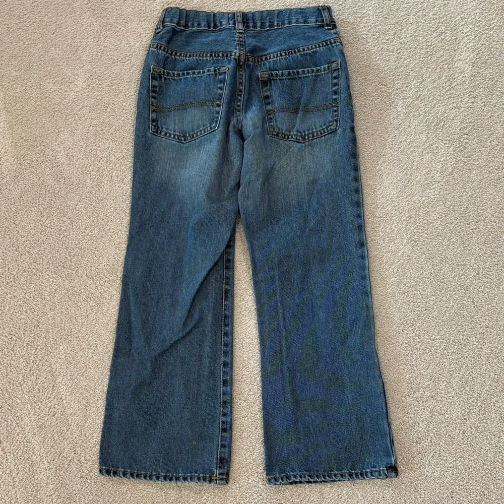 The Children's Place Bootcut Adjustable Waist Medium Wash Jeans Denim Boys Sz 10